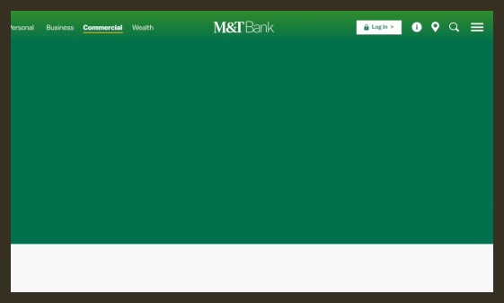 client company M&T Bank's template for their webpages, created by Digital Yalo.